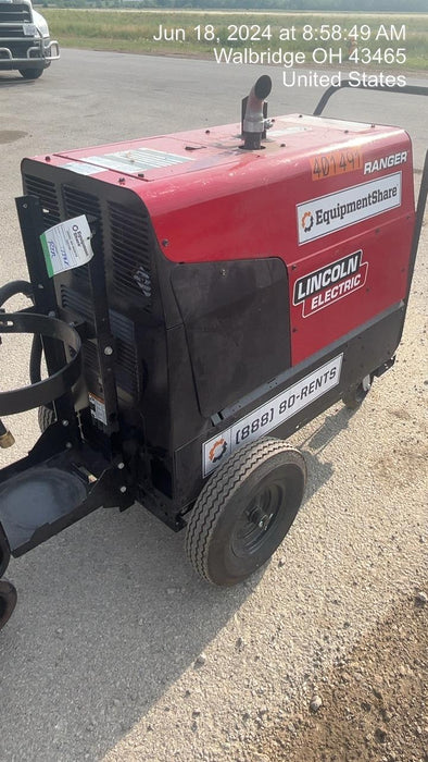 2024 Lincoln Electric Ranger 305 LPG Ranger 305 LPG, Undercarriage, Tank Holder & Strap, 10kw AC Gen, 25hp Kohler LPG Eng