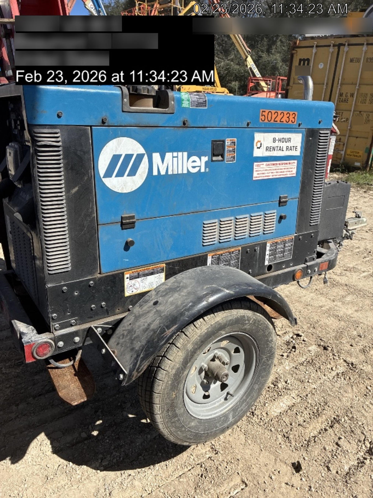 2025 MILLER ELECTRIC BIG BLUE 400