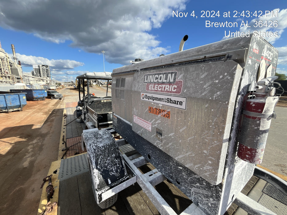 2024 Lincoln Electric LE400 Kubota V1505, Trlr, Cable Rack, Light Kit, ES Decals, T3