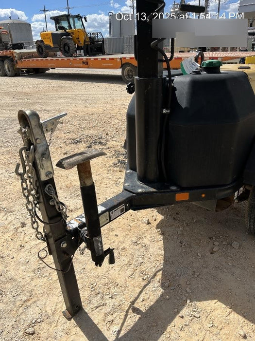 2022 Allmand NLV3GR (4) LED Light Fixture 350W, 23' Vertical Mast, 3kW Prime, Towable, Deep Sea L401, Leveling Jacks, Yanmar T4F 5.8hp