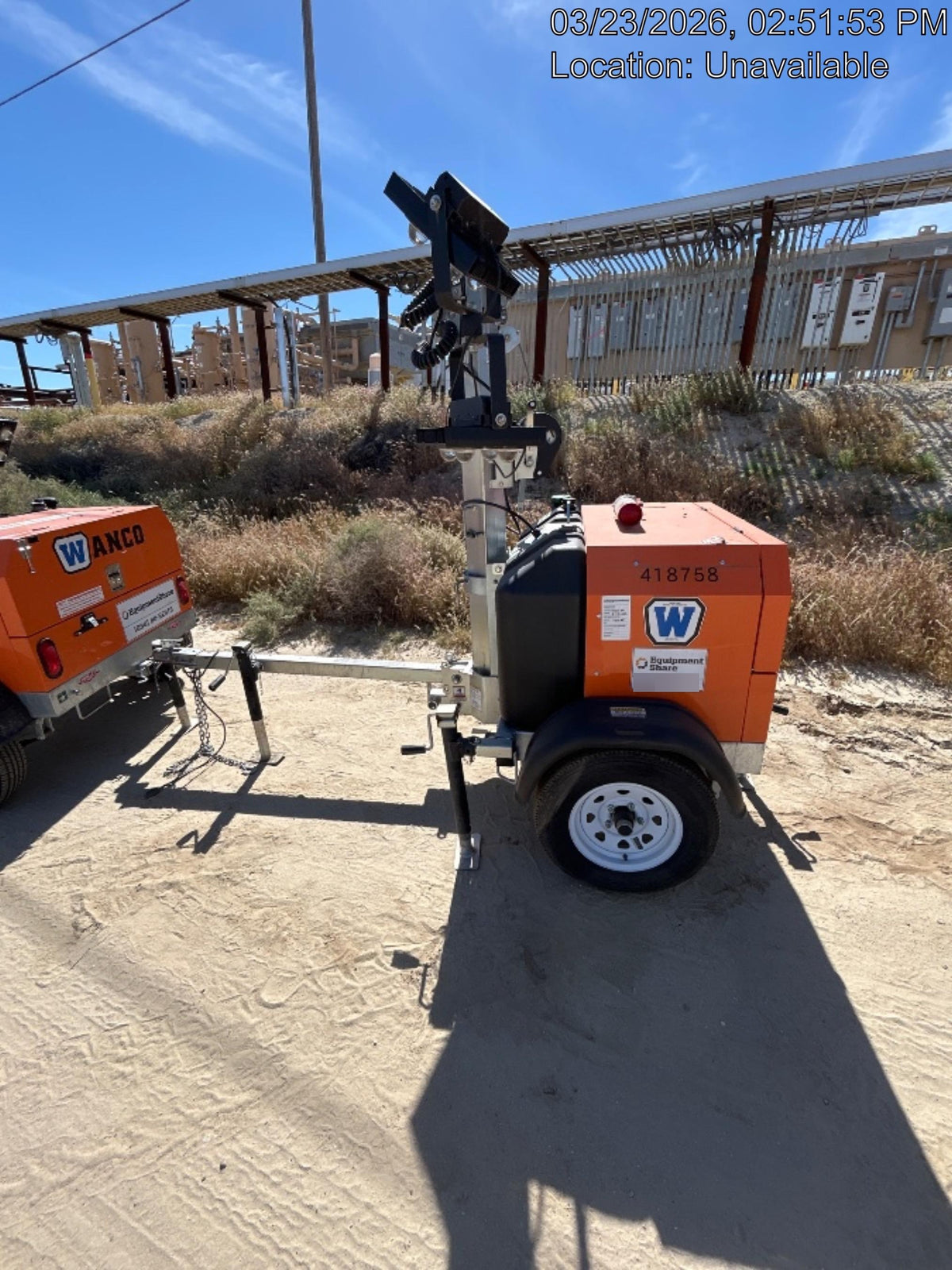 2024 Wanco WLTT-4MM4K Diesel, Deep Sea Controller, Shore Power Plug, Auto Start, (4) 350W LED Floodlights, 4kW Generator, 60 Gal Fuel Tank, 2" Ball, T3