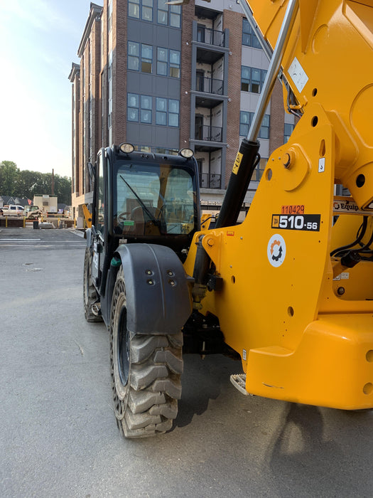 2020 JCB 510-56 Cab/Heat/Air, Solid Tires, Work Lights, Beacon, Aux Hydraulics, Back up Alarm, Lifting Eye, ES Decals