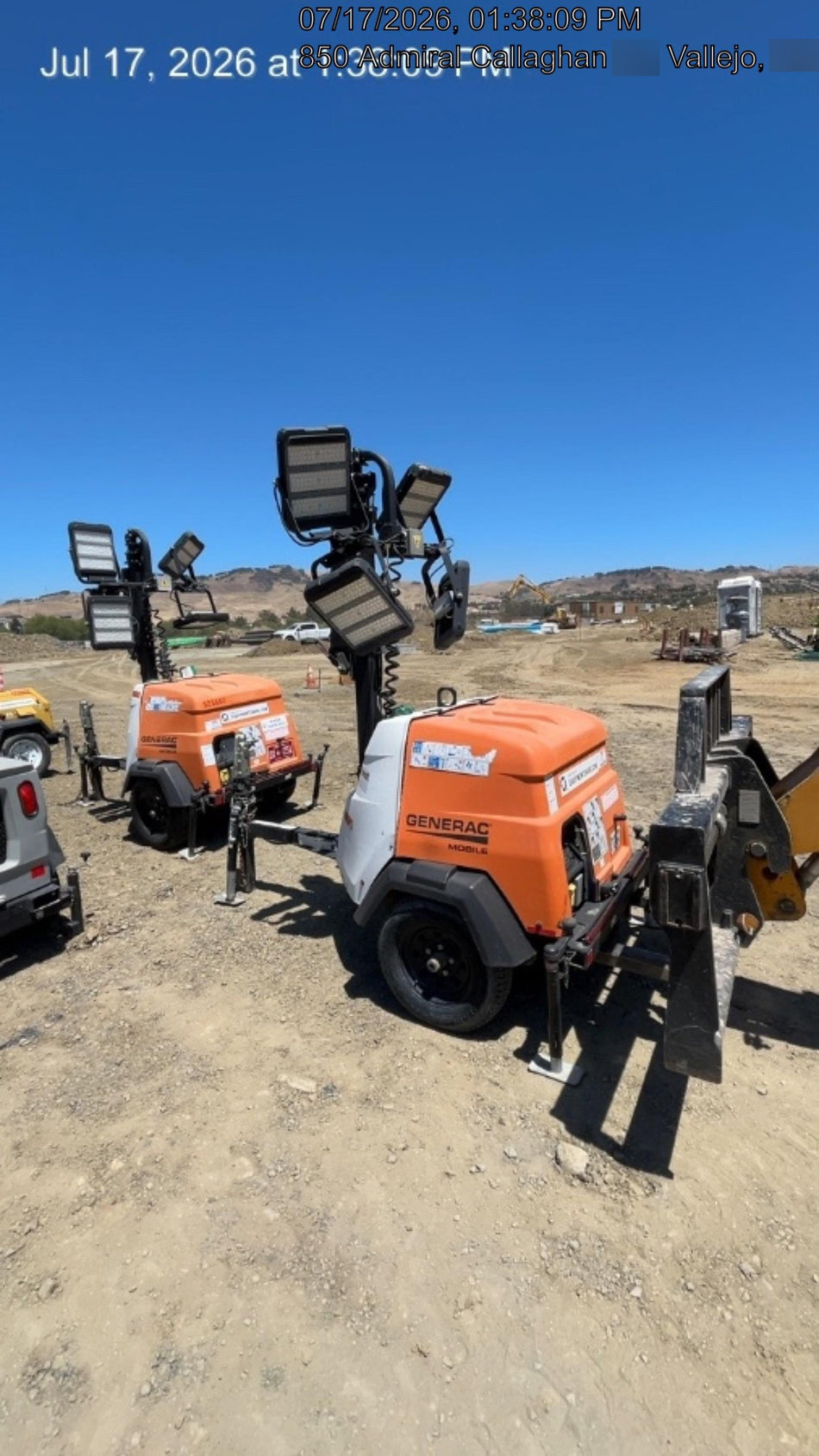 2023 Generac MLT2 Diesel, Flex Switch 120V Input, Powerzone Controller, (4) 320W LED Lights, 4kW Generator, 39.9 Gal Fuel Tank, 2" Ball, T3