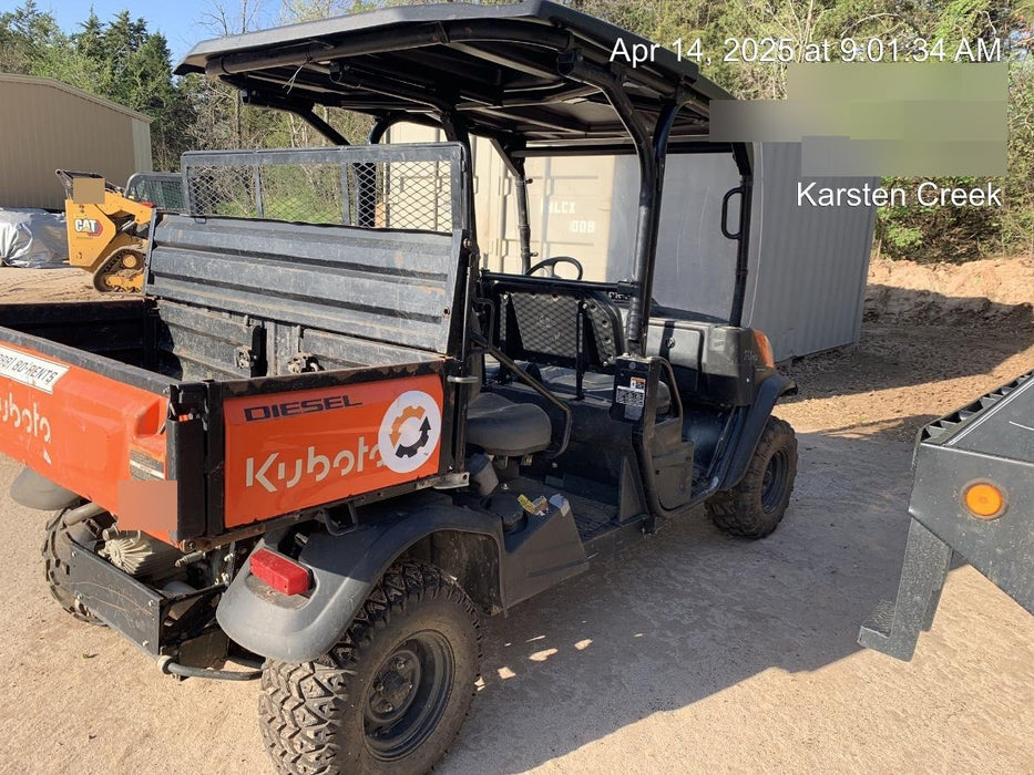 2021 Kubota RTV-X1140W-H Plastic Canopy, Windshield Acrylic Clear, LED Strobe Light, Wire Harness Kit, Back up Alarm
