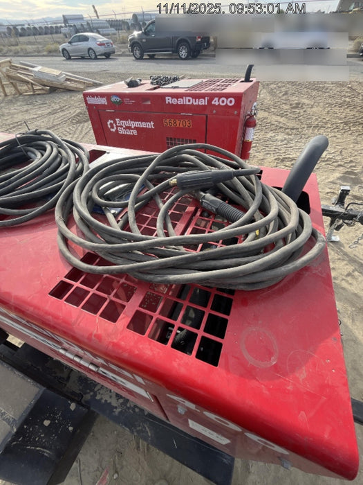 2022 Shindaiwa DGW400MDL Kubota D902 Engine, 23 HP, Dual Op Welder, Wire, Arc, Droop Stick, Tig, and CC Stick Functionality, Simulphase, 3 Phase and 1 Phase Gen Output, Single Axle NB Trlr, Slr Trckl Chrg 12V 12W, Fire Ext