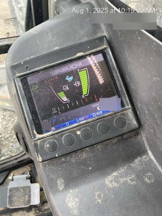 2019 Takeuchi TB290 Cab/Heat/AC Rubber tracks, Dozer blade, Travel alarm, Auxiliary hydraulics w/Manual QC, Hydraulic thumb, 18", 24", and 36" Buckets