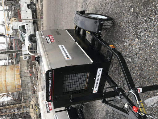 2019 Lincoln Electric Vantage 322 Welder Ready-Pak 3, Two wheel trailer, Fender and Light kit, Cable Rack