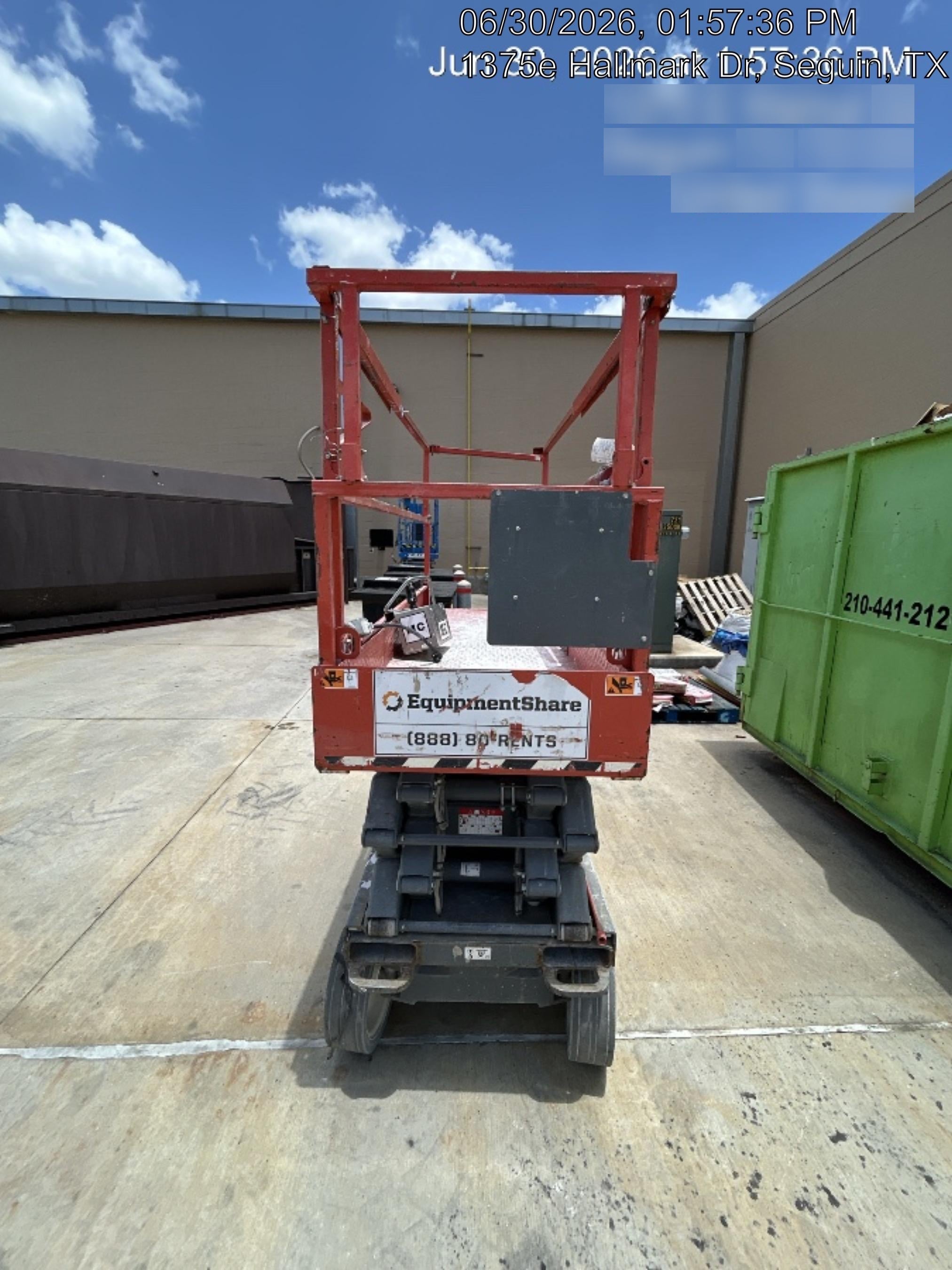 2019 Skyjack SJIII-3226 Standard Options, Trojan Batteries