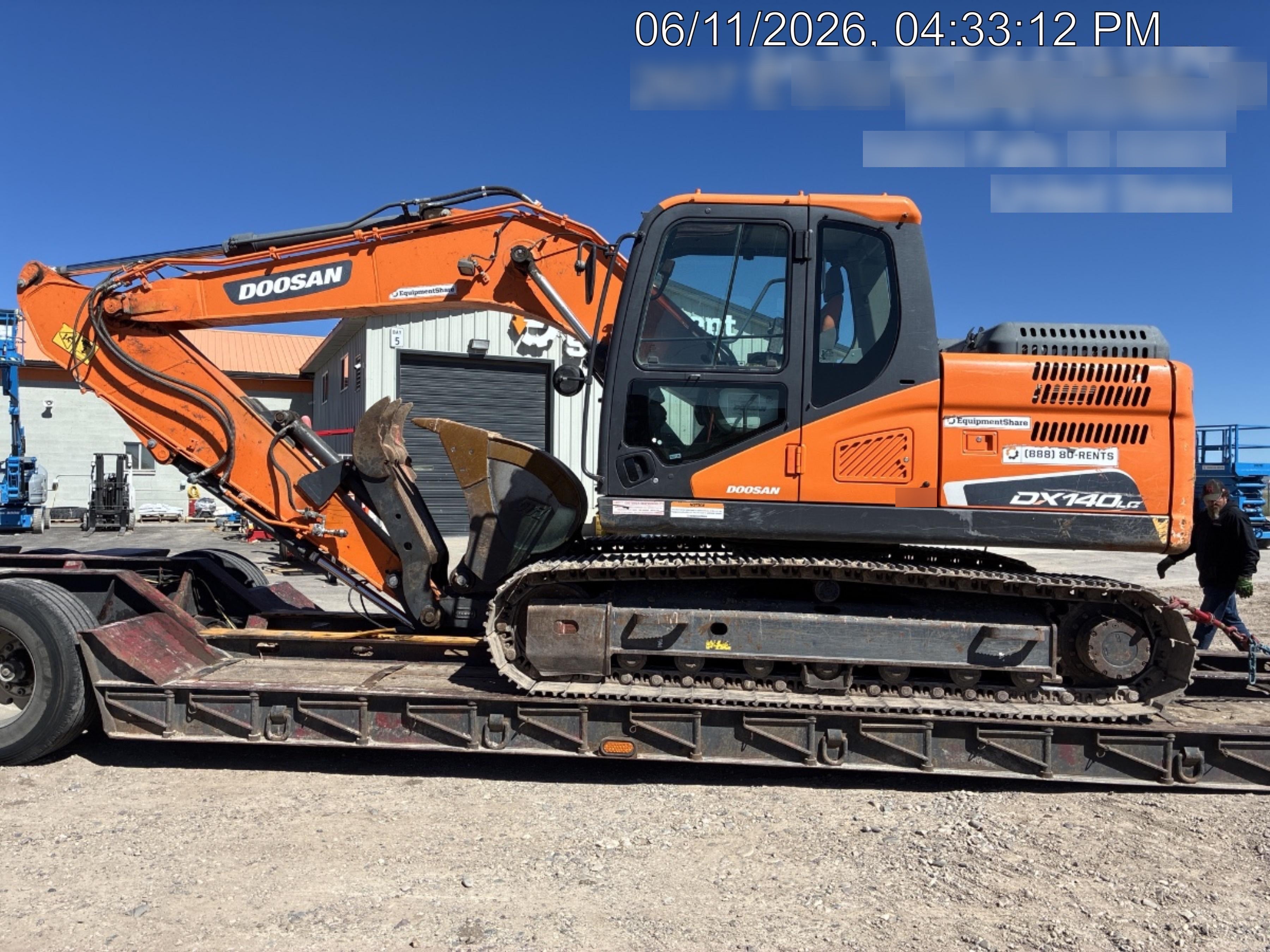 2019 DOOSAN DX140LC-5
