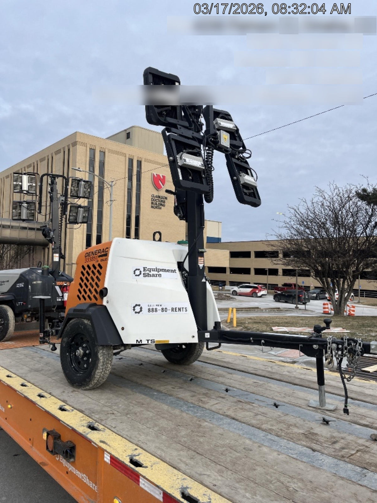 2023 Generac MLT2 Diesel, Flex Switch 120V Input, Powerzone Controller, (4) 320W LED Lights, 4kW Generator, 39.9 Gal Fuel Tank, 2" Ball, T3