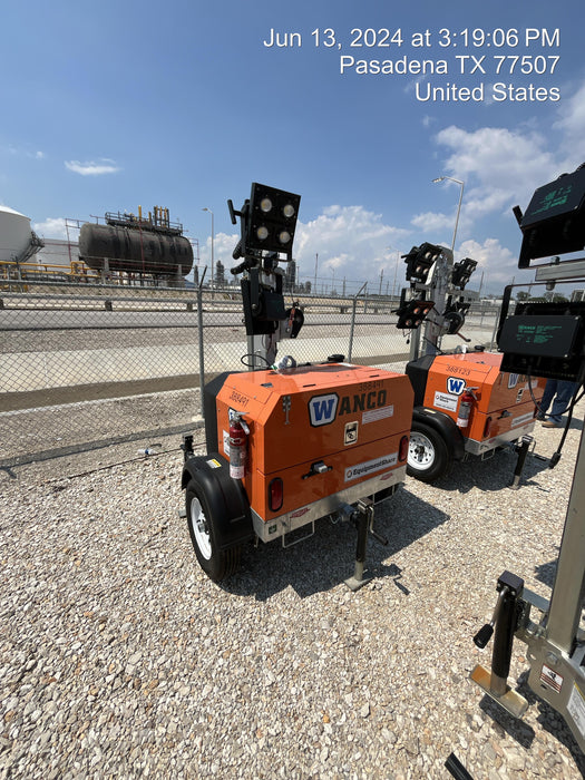 2024 Wanco WLTT-4MM4K Diesel, Deep Sea Controller, Shore Power Plug, Auto Start, (4) 350W LED Floodlights, 4kW Generator, 60 Gal Fuel Tank, 2" Ball, T3