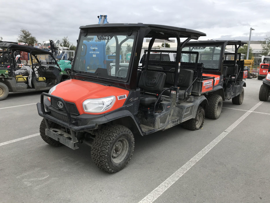 2019 Kubota RTV-X1140W-H 4wd Utility Cart, LED Strobe, Windshield Tempered Glass, Plastic Canopy, Wire Harness Kit, Backup Alarm
