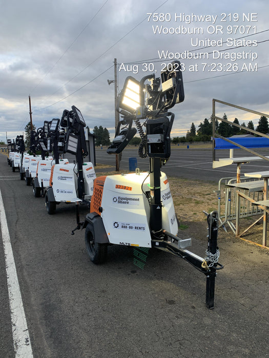 2023 Generac MLT2 Diesel, Flex Switch 120V Input, Powerzone Controller, (4) 320W LED Lights, 4kW Generator, 39.9 Gal Fuel Tank, 2" Ball, T3