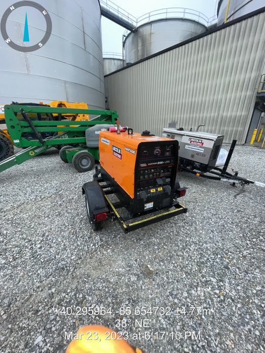 2021 Lincoln Electric Vantage 322 Vantage 322 Ready Pak 3 w/ Decals, ORANGE (includes trailer, cable rack, fender light kit) NO Telematics