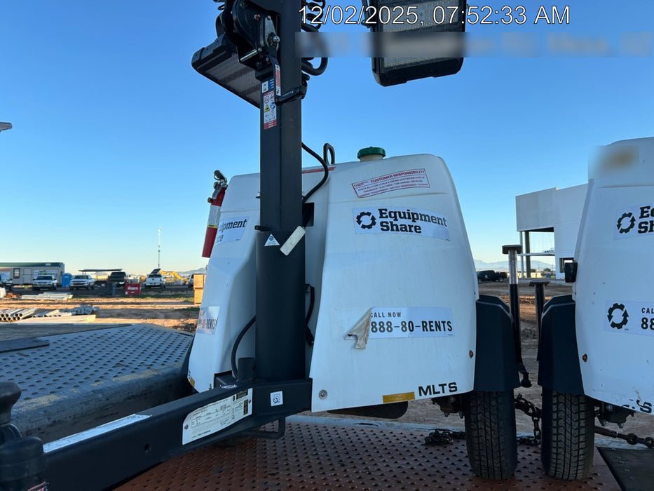 2024 Generac MLT2 Diesel, Flex Switch 120V Input, Powerzone Controller, 
(4) 320W LED Lights, 4kW Generator, 39.9 Gal Fuel Tank, 2" Ball, T3