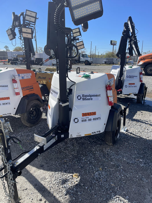 2023 Generac MLT2 Diesel, Flex Switch 120V Input, Powerzone Controller, 
(4) 320W LED Lights, 4kW Generator, 39.9 Gal Fuel Tank, 2" Ball, T3