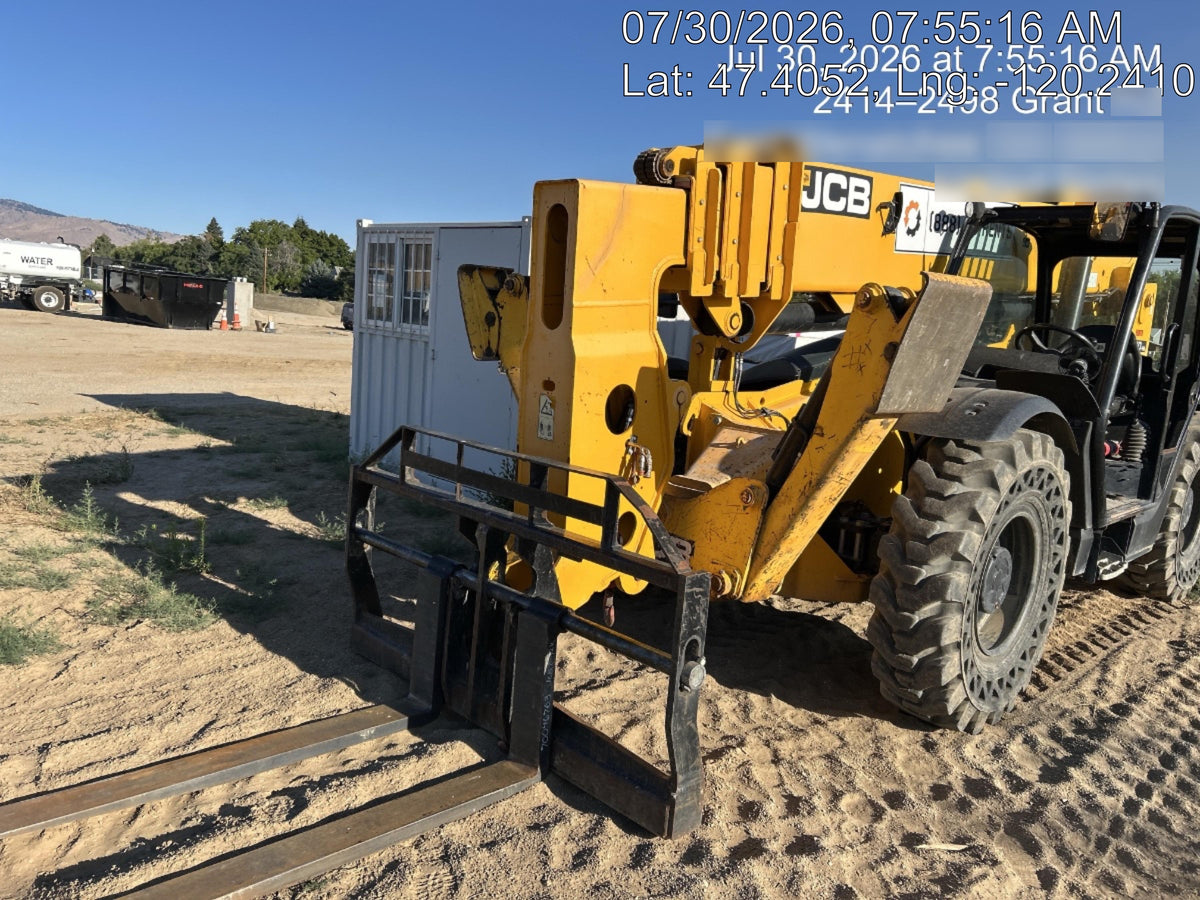 2020 JCB 510-56 Canopy, Solid Tires, Work Lights, Beacon, Aux Hydraulics, Back up Alarm, Lifting Eye, ES Decals
