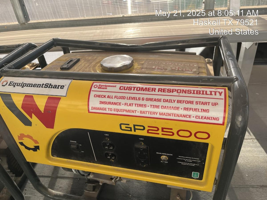 2021 WACKER NEUSON GP2500A