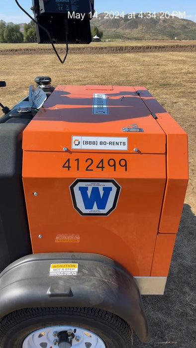 2024 Wanco WLTT-4MM4K Diesel, Deep Sea Controller, Shore Power Plug, Auto Start, (4) 350W LED Floodlights, 4kW Generator, 60 Gal Fuel Tank, 2" Ball, T3