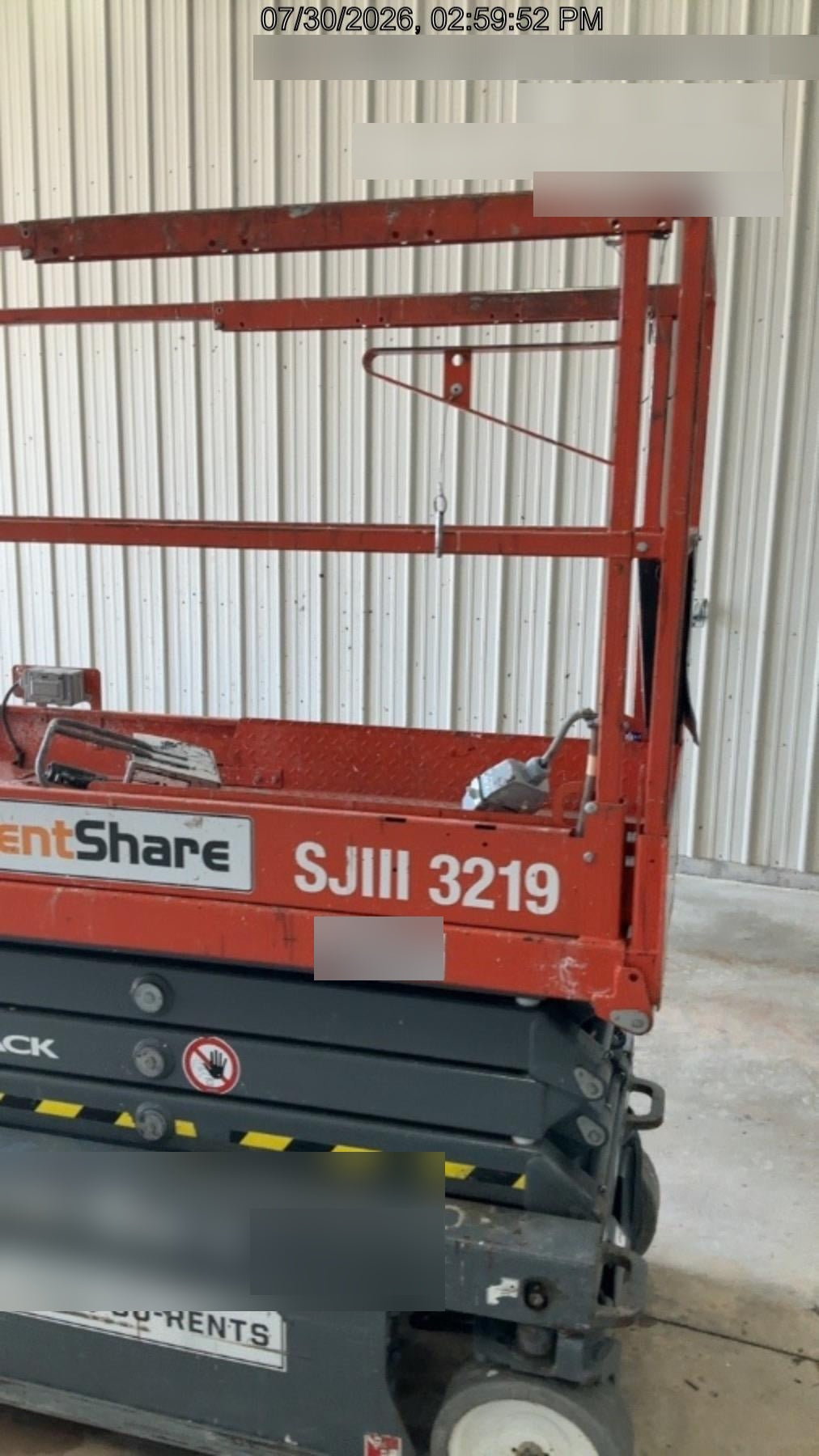 2019 Skyjack SJIII-3219 Standard Options
