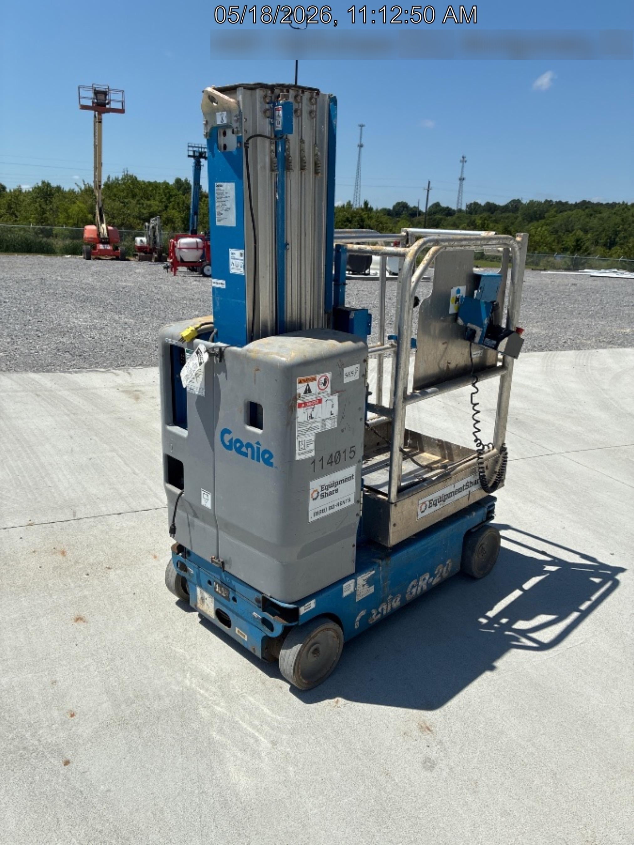 2020 GENIE GR-20