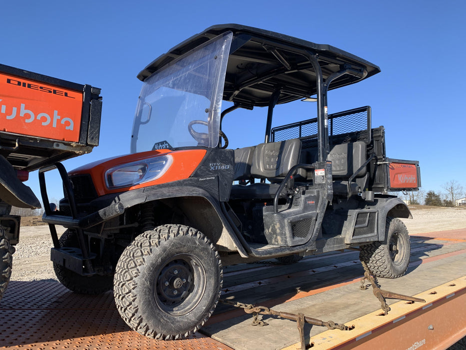 2022 Kubota RTV-X1140W-H Plastic Canopy, Windshield Acrylic Clear, LED Strobe Light, Wire Harness Kit, Back up Alarm
