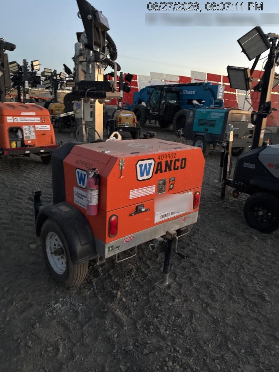 2024 Wanco WLTT-4MM4K Diesel, Deep Sea Controller, Shore Power Plug, Auto Start, (4) 350W LED Floodlights, 4kW Generator, 60 Gal Fuel Tank, 2" Ball, T3