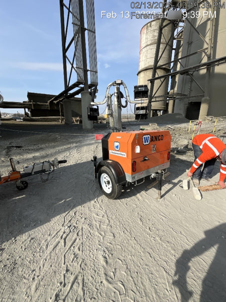 2024 Wanco WLTT-4MM4K Diesel, Deep Sea Controller, Shore Power Plug, Auto Start, (4) 350W LED Floodlights, 4kW Generator, 60 Gal Fuel Tank, 2" Ball, T3