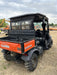 Kubota RTV-X1140W-H 4wd Utility Cart, LED Strobe, Windshield Tempered Glass, Pastic Canopy, Wire Harness Kit, Backup Alarm