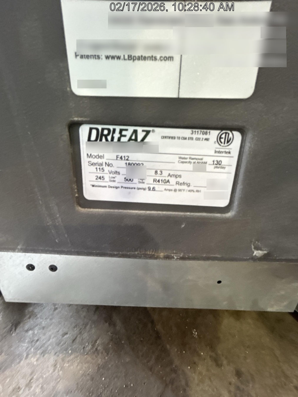 2020 DRI-EAZ LGR 7000XLi