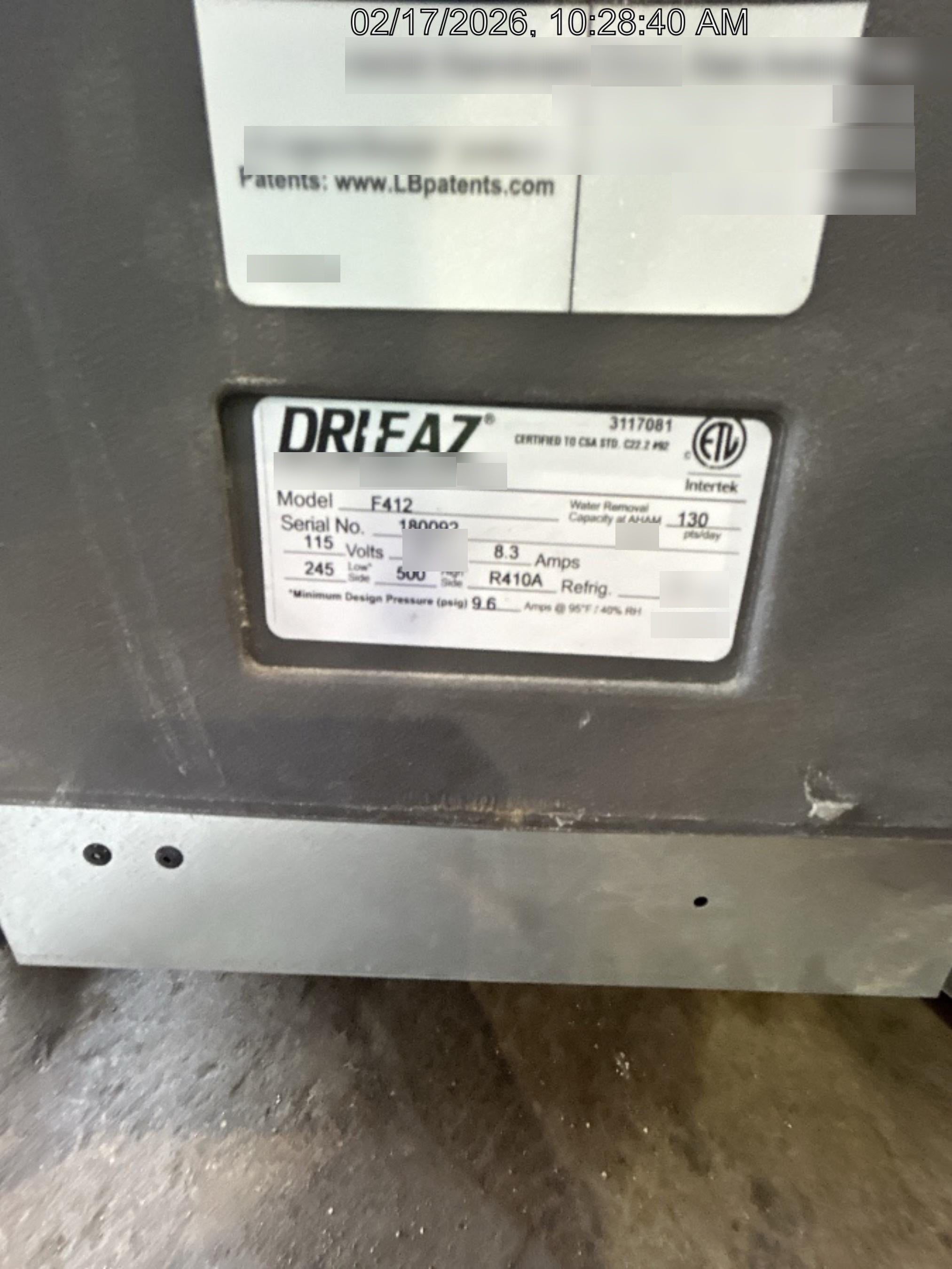 2020 DRI-EAZ LGR 7000XLi