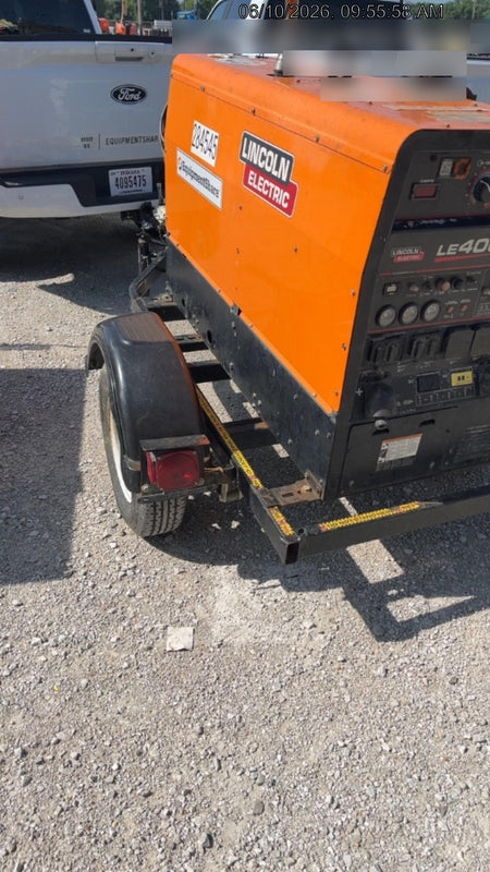 2022 Lincoln Electric LE400 Kubota V1505, Trlr, Cable Rack, Light Kit, ES Decals, T3