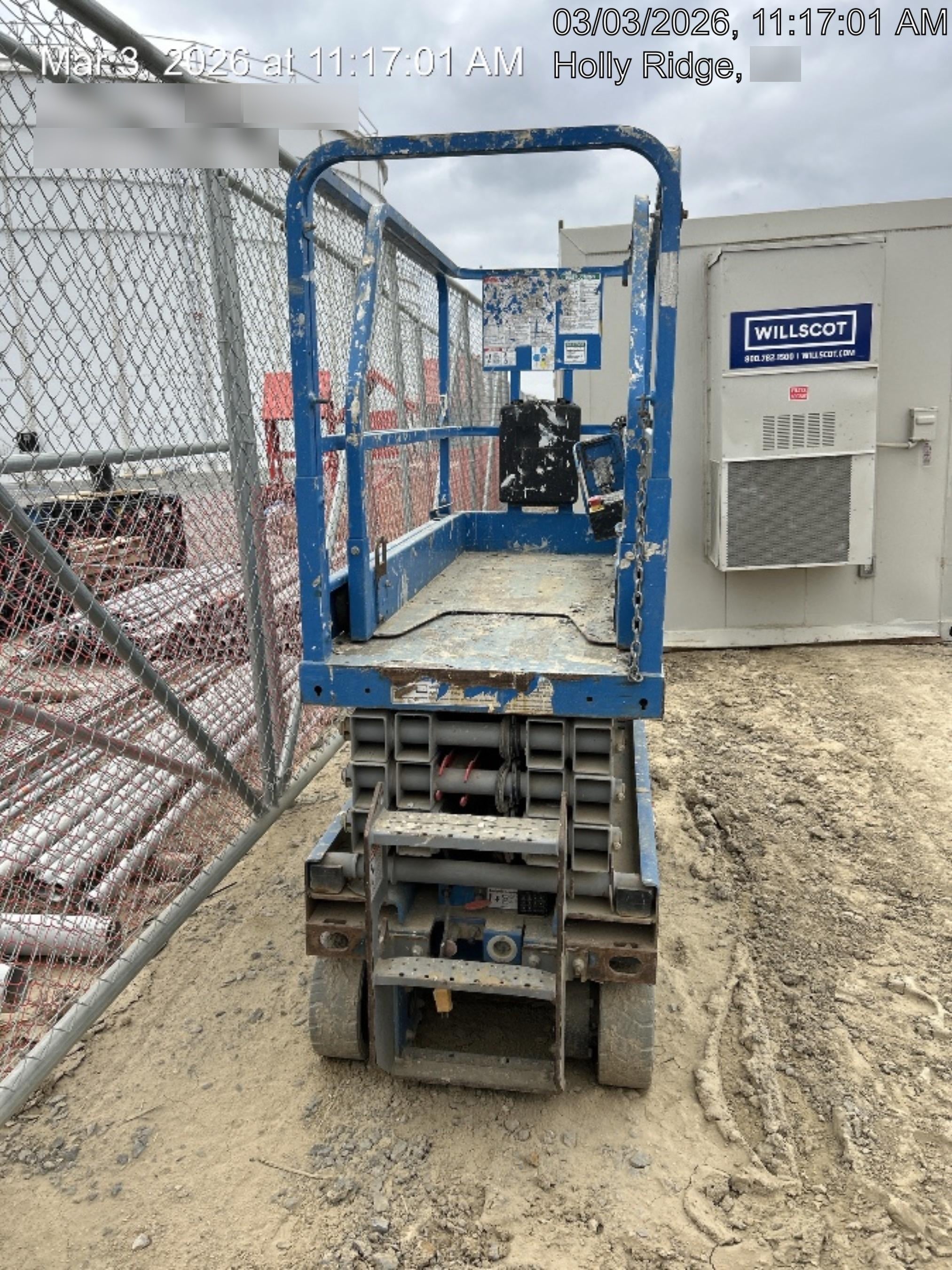 2019 Genie GS-1930 Fixed Rails with Chain Entry