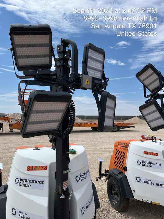 2023 Generac MLT2 Diesel, Flex Switch 120V Input, Powerzone Controller, (4) 320W LED Lights, 4kW Generator, 39.9 Gal Fuel Tank, 2" Ball, T3