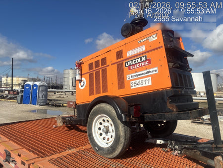 2022 Lincoln Electric Vantage 549X Crosslink Technology, Trailer Mounted
