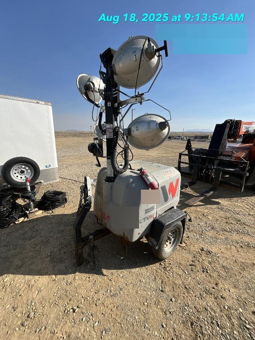 2019 Wacker Neuson LTV6L-MH Wacker Neuson LTV6L Mobile Light Tower w/Fuel Level Sensor Installed