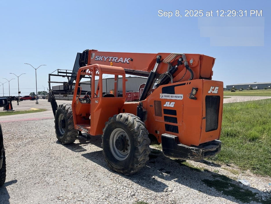 2018 Skytrak 10054 Skytrak 10054 10K Telehandler w/Open ROPS Solid Tires, LED Work Lights, Rotating Beacon, 60" Carriage/60" Forks