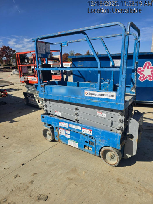 2019 Genie GS-1930 Genie GS-1930 Scissor Lift w/Standard Options