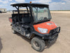 2019 Kubota RTV-X1140W-H 4wd Utility Cart, LED Strobe, Windshield Tempered Glass, Pastic Canopy, Wire Harness Kit, Backup Alarm