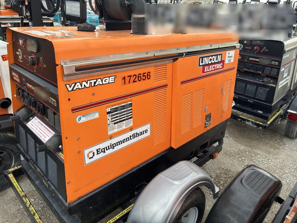 2021 Lincoln Electric Vantage 549X Ready Pak 3, ORANGE (includes trailer, cable rack, fender light kit)