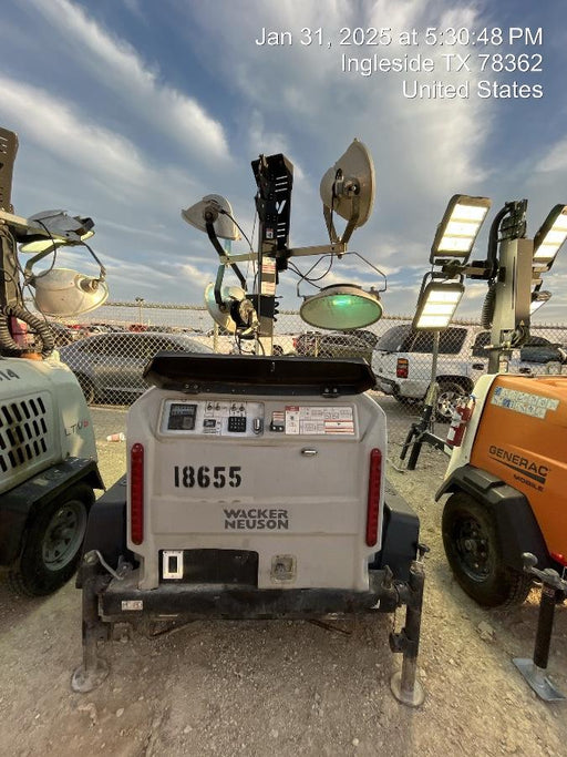 2018 Wacker Neuson LTV6L-MH Wacker Neuson LTV6L Mobile Light Tower w/Fuel Level Sensor Installed
