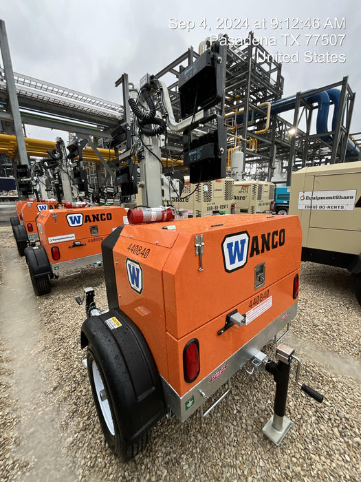 2024 Wanco WLTT-4MM4K Diesel, Deep Sea Controller, Shore Power Plug, Auto Start, (4) 350W LED Floodlights, 4kW Generator, 60 Gal Fuel Tank, 2" Ball, T3