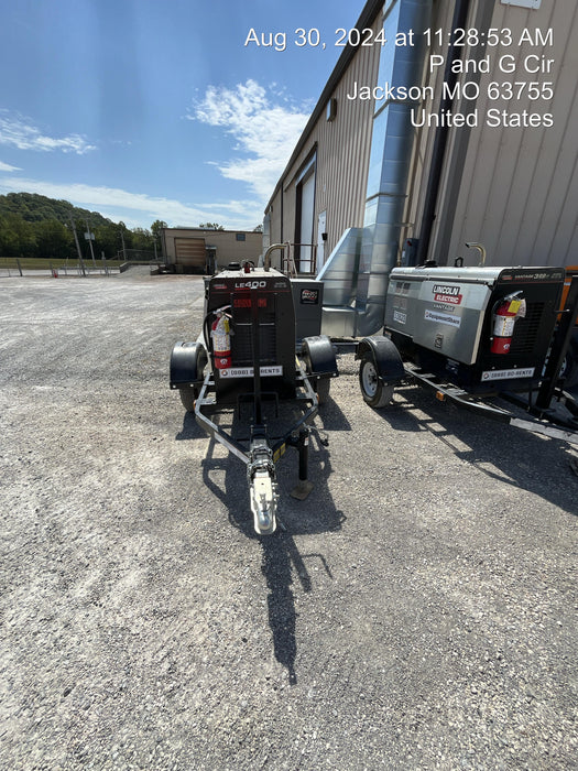 2024 Lincoln Electric LE400 Kubota V1505, Trlr, Cable Rack, Light Kit, ES Decals, T3