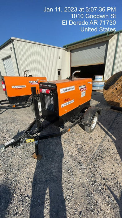 2021 Lincoln Electric Vantage 322 Vantage 322 Ready Pak 3 w/ Decals, ORANGE (includes trailer, cable rack, fender light kit) NO Telematics