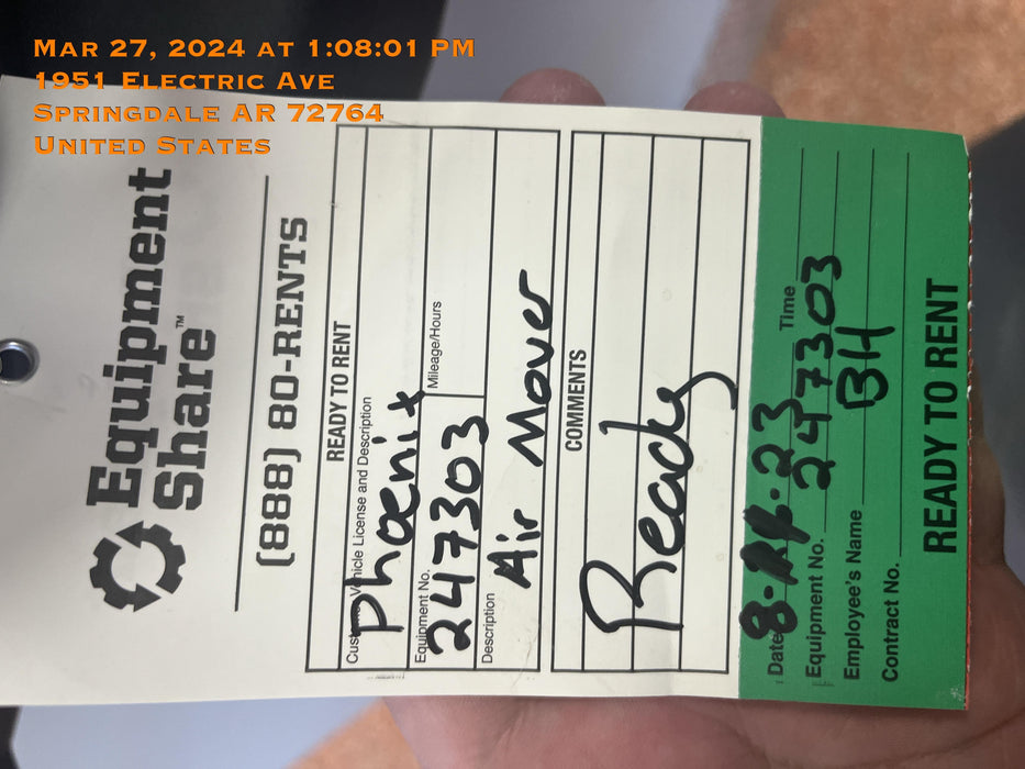 2022 PHOENIX AirMAX Radial Air Mover