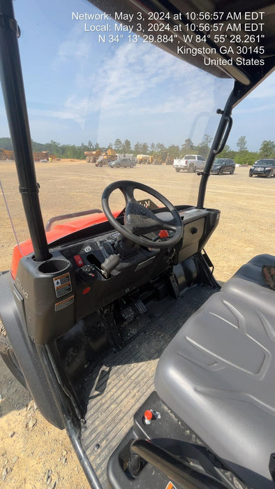 2024 Kubota RTV-X1140W-H 4WD, LED Strobe, Windshield Acrylic Clear, Plastic Canopy, Wire Harness Kit, Backup Alarm