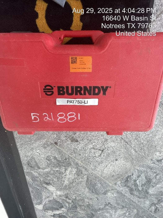 2025 BURNDY PAT750LI