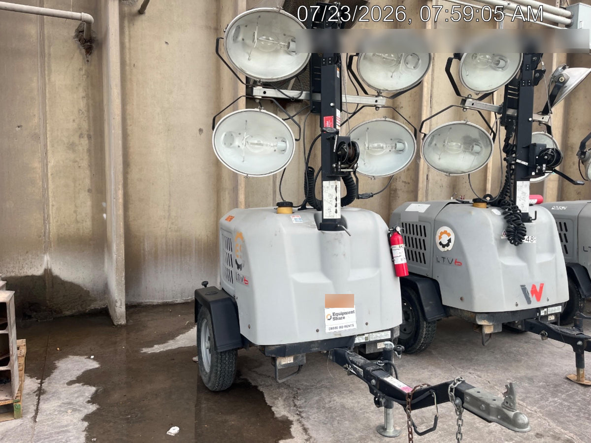 2018 Wacker Neuson LTV6L-MH Wacker Neuson LTV6L Mobile Light Tower w/Fuel Level Sensor Installed