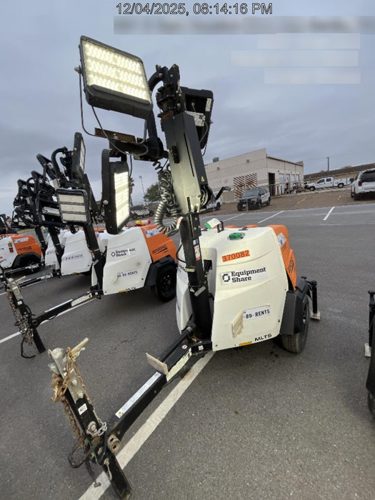 2023 Generac MLT2 Diesel, Flex Switch 120V Input, Powerzone Controller, 
(4) 320W LED Lights, 4kW Generator, 39.9 Gal Fuel Tank, 2" Ball, T3