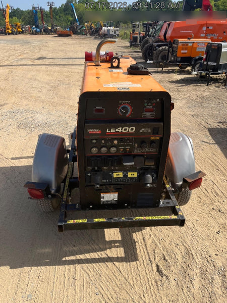 2022 Lincoln Electric LE400 Kubota V1505, Trlr, Cable Rack, Light Kit, ES Decals, T3